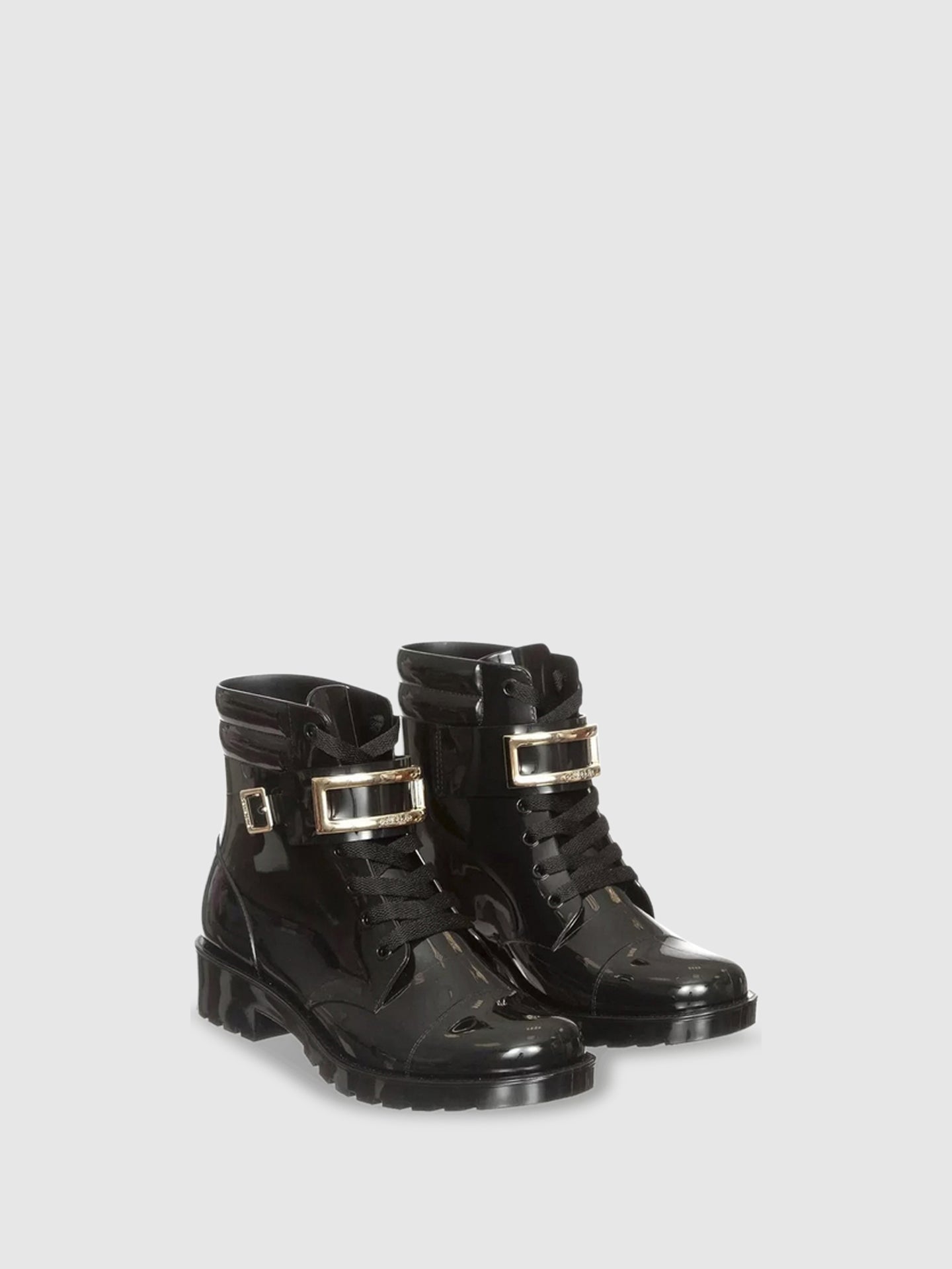 PARODI SHOES Botins com Atacadores 11/5644 Preto/Dourado